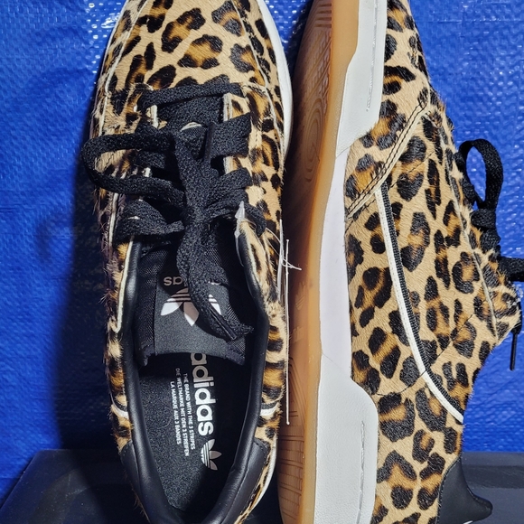 Adidas Originals Continental 80 Leopard Print Men's Size 10 - Picture 2 of 7